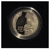 2022 National Purple Heart Hall of Honor Proof Clad Half Dollar - original package with COA