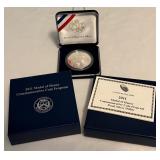 2011 P-Medal of Honor Proof SILVER Dollar - original package with COA
