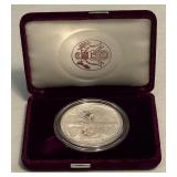 1993 P-American Eagle One Ounce Proof SILVER Bullion Dollar Coin - original package with COA