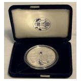 2002 W-American Eagle One Ounce Proof SILVER Bullion Dollar Coin - original package with COA