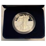 2011 W-American Eagle One Ounce Proof SILVER Bullion Dollar Coin - original package with COA