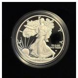 2021 W-American Eagle One Ounce Proof SILVER Bullion Dollar Coin - original package with COA