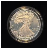 2023 W-American Eagle One Ounce Proof SILVER Bullion Dollar Coin - original package with COA