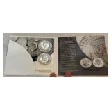 2014 50th Anniversary Kennedy Half Dollar - 2 Coin Uncirculated Set - original package with COA