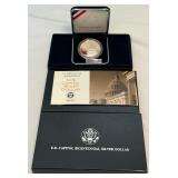 1994 S-US Capitol Proof SILVER Dollar - original package with COA