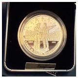 2004 P-Lewis and Clark Bicentennial Proof SILVER Dollar - original package with COA