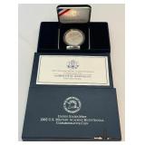 2002 W-US Military Academy Bicentennial Proof SILVER Dollar - original package with COA