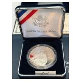 2004 P-Thomas Alva Edison Commemorative Proof SILVER Dollar - original package with COA
