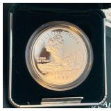 1999 P-Yellowstone National Park Proof SILVER Dollar - original package with COA