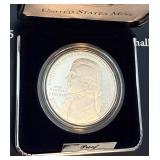 2005 P-Chief Justice John Marshall SILVER Dollar - original package with COA