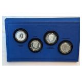 2014 50th Anniversary Kennedy Half Dollar Uncirculated 4 Coin Set - original package with COA