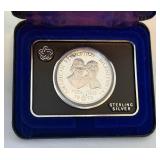 1973 Adams & Henry American Revolution Bicentennial Commemorative Medal - original package with COA - First Day of Issue stamped on front