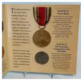 1995 World War II 50th Anniversary Coin and Victory Medal Set from the US Mint - original package with COA