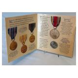 1995 World War II 50th Anniversary Coin and Victory Medal Set from the US Mint - original package with COA
