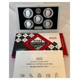2023 American Women Quarters SILVER Proof Set (5 coins) - original package with COA