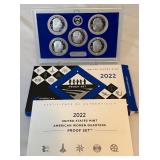 2022 American Women Quarters Proof Set (5 coins) - original package with COA