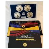 2022 American Innovation $1 Coin Proof Set (4 coins) - original package with COA