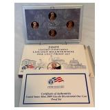 2009 S-Lincoln Bicentennial One Cent Proof Set (4 coins) - original package with COA