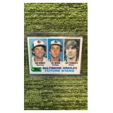 1982 Topps Cal Ripken future stars Baltimore Orioles Rookie Card