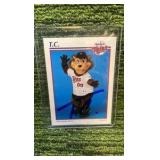 Minnesota Twins Mascot card T.C.autographed!