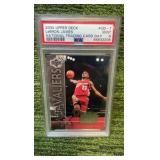 2004 Upper Deck, LeBron James national trading card day PSA graded 9 Cleveland Cavaliers