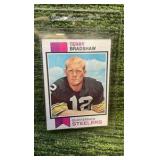 1973 Topps Terry Bradshaw, Pittsburgh Steelers quarterback