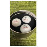 Callaway Golf and Dale Earnhardt custom three piece set stamped Golf balls