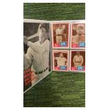 Babe Ruth binder baseball cards set (#1-20)