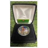 Minnesota Vikings Adrian Peterson Gold plated half dollar