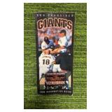 1998 San Francisco Giants Information Guide Book