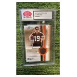 2002 Score QVC materials Bernie Kosar untouched graded Cleveland Browns
