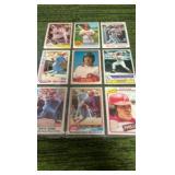 Pete Rose Lot of 9 cards on one page