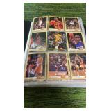 Mixed sport binder lot over 200 cards basketball, football, baseball