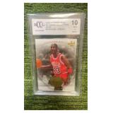 2009–10 Upper Deck, MJ legacy collection Michael Jordan BCCG graded 10