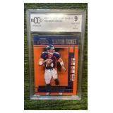 2001 Playoff Contenders Ryan GRIESE BCCG graded 9 Denver Broncos