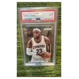 2014 Panini PRIZM LeBron James PSA graded 9 Cleveland Cavaliers Cavaliers