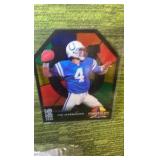 1997 Donruss Studio Jim Harbaugh Stainglass stars jumbo numbered /1000