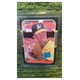 1987 Donruss Mark McGuire rated rookie Oakland Athletics