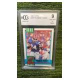 1990 Topps, Thurman Thomas BCCG 9 Buffalo Bills