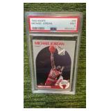 1990 NBA hHoops, Michael Jordan PSA graded MINT 9