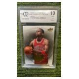 2009–10 Upper Deck, MJ Legacy collection gold Michael Jordan BCCG graded 10