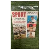 1959 August Sport magazine, Mickey Mantle, Willie Mays