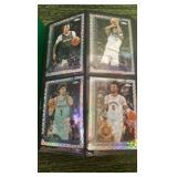 2025–26 Topps Chrome Basketball refractors and inserts stars and rookies 25 pages four cards per page 100 cards total