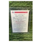 Minnesota Twins Mascot card T.C.autographed!