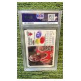 1997 NBA Hoops, Michael Jordan PSA Graded 6 Chicago Bulls