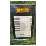 2000 Upper Deck, Mike Anderson, rookie card RC graded 9 Denver Broncos