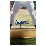 Framed autographed picture of Chuck Knoblock -Texas A&M Aggies