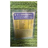 1974 Topps record breaker- O.J. Simpson
