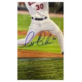 Minnesota Twins Scott Baker number 30 autographed picture 8X10