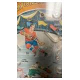 Vintage Antique Table Top Ice Hockey Pin Ball MARX Toy Game Sport Arcade Metal